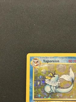 Vaporeon 12/64 | Base Set Jungle | Holo Pokemon Card LP - Image 4