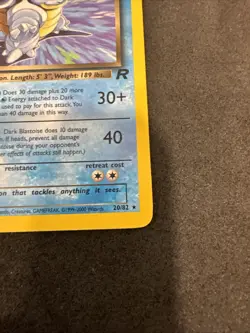 Pokemon TCG Dark Blastoise 20/82 Rare Non-Holo Team Rocket WOTC LP - Image 4