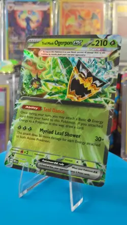 Teal Mask Ogerpon ex - 012/131 012/131 Holo SV: Prismatic Evolutions Pokemon NM - Image 1