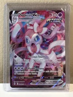 Pokemon TCG Sylveon Vmax SWSH07: Evolving Skies 075/203 Holo Ultra Rare - Image 1