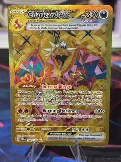 Pokemon 2023 SV Obsidian Flames Charizard EX 228/197 Hyper Rare Near Mint - Image 1
