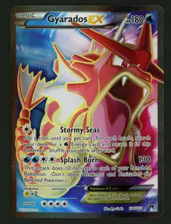 Gyarados EX LP 114/122 - Full Art Ultra Rare XY Breakpoint - Pokemon - Image 1