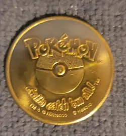 Pokemon 1999 Battling Coin Game Nintendo Hasbro #24 ARBOK - Image 2