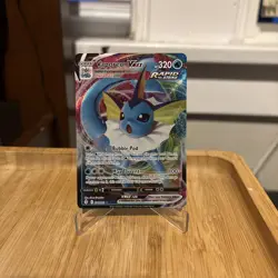 Vaporeon Vmax 30/203 Evolving Skies NM Full Art Ultra Rare Pokemon Card - Image 1