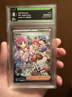 Pokemon 2024 SV07 Stellar Crown Lacey 172/142 SIR Full Art Holo Eng Degree 8 - Image 1