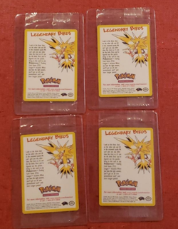 Rare Sealed Pokemon The Movie 2000 Legendary Birds 4 Packs Unsearched - Image 1