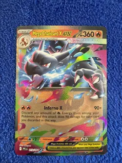 Mega Charizard X ex 013/094 Phantasmal Flames Holo Pokemon TCG - Image 1