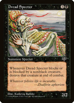 Dread Specter Mirage Light Play MTG Magic DNA GAMES - Image 1