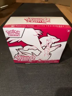 Pokemon Center Scarlet & Violet White Flare Elite Trainer Box SEALED - Image 2