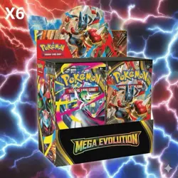 SEALED CASE 6x Booster Box Case Enhanced Mega Evolution ME1 Pokemon SHIPS ASAP - Image 4
