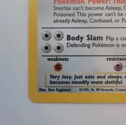 Snorlax Pokemon 11/64 Jungle Holo - Image 3