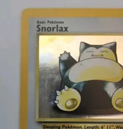 Snorlax Pokemon 11/64 Jungle Holo - Image 5