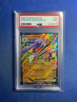2025 POKEMON DRI EN-DESTINED RIVALS #104 CYNTHIA'S GARCHOMP EX PSA 9 - Image 1