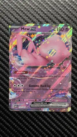 Pokemon Mew EX 151/165 Scarlet & Violet TCG Top Condition NM+ Ultra Clean - Image 1