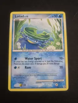 Pokemon TCG Lotad 92/132 Secret Wonders Common Regular - Image 1