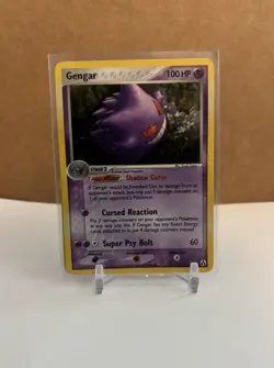 Pokemon Gengar 5/92 Legend Maker Holo Rare + SWIRL - MP - Image 1