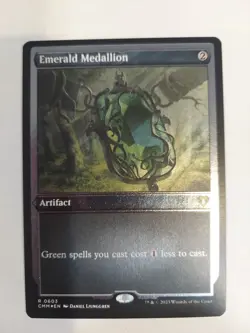 Emerald Medallion (Foil Etched) Commander Masters Foil - Image 1