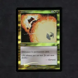 MAGIC MTG - VF Foil Premium Justification / Vindicate Apocalypse - Image 1