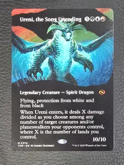 Ureni, the Song Unending (Borderless) #374 (NM) Tarkir Dragonstorm TDM Magic MTG - Image 1