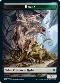 1 x Hydra Token - Zendikar Rising - NM-Mint - MTG - Image 1