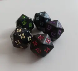MTG , Edge Of Eternities, Spindown D20 dice each one (5 dice in total) - Image 3