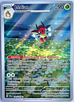 Ledian 144/142 Illustration Rare Stellar Crown NM Holo - Pokemon TCG - Image 1