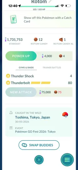 Pokemon Go Shiny Rotom - Image 2