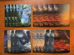 19x Full Art FOIL & GALAXY Basic Lands Lot MTG Edge Of Eternities NM-M - Image 1