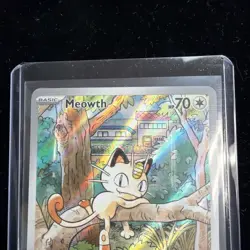 Pokemon Meowth 106/094 – Phantasmal Flames – English IR (Illustration Rare) - Image 3