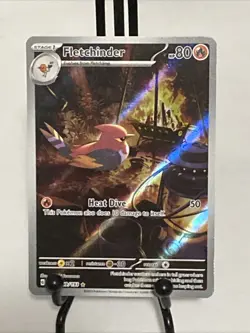 Pokemon: Fletchinder Illustration Rare IR Full Art Holo 199/193 (Near Mint) - Image 1