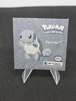 Vintage 1999 Artbox Pokemon Sticker #PR22 Squirtle Rare Series 1 Prizm - Image 3