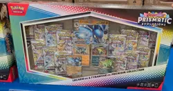 POKEMON TCG PRISMATIC EVOLUTIONS LUCARIO & TYRANITAR EX PREMIUM COLLECTION NEW E - Image 1