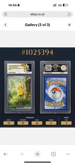 Pikachu Ex SIR 276/217 Ascended Heroes Ace 9 Pokemon TCG - Image 4