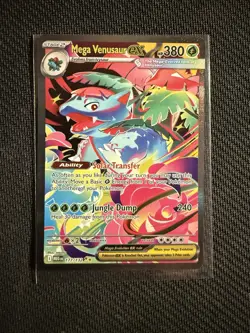 Pokemon TCG Mega Evolution - Mega Venusaur EX SIR 177/132 NM English - Image 1
