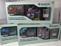 Magic The Gathering Duskmourn Haunts and Horrors Commander Set of 3 New Sealed - Image 5