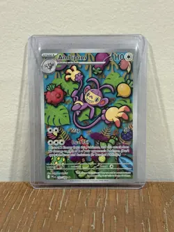 Pokemon TCG Ambipom 107/094 Phantasmal Flames Illustration Rare Near Mint - Image 1