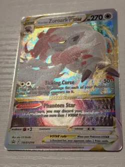 Pokemon TCG Hisuian Zoroark VSTAR SWSH298 Sword & Shield Promo Full Art Holo - Image 3