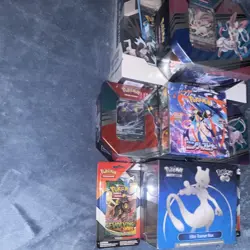 Pokemon TCG Sealed Mixed Lot: Elite Trainer Box, Tins, Packs, Umbreon/Espeon/Sy… - Image 3