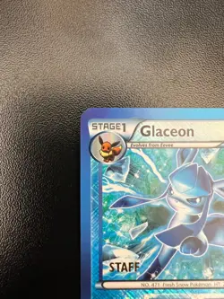 Pokemon Glaceon 23/116 City Championships STAFF Promo Holofoil NM!! - Image 2