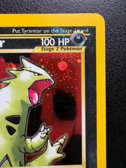 Tyranitar Pokemon Neo Discovery Holo 12/75 MP - Image 2
