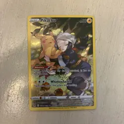 Pokemon TCG: Lost Origin TG05/TG30 PIKACHU Trainer Gallery Holo Rare - Image 1