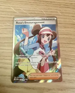 Pokemon TCG Mega Evolution Perfect Order Rosa’s Encouragement Ultra Rare 114/088 - Image 1
