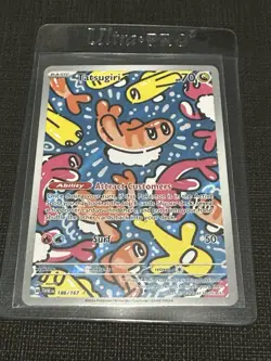 Pokemon TCG Sv06 Twilight Masquerade Tatsugiri Full Art Holo Card 186/167 - Image 1