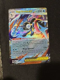 Mega Greninja ex Pokemon Chaos Rising 022/083 English NM In Hand - Image 2
