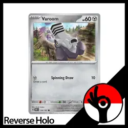 Pokemon TCG: Obsidian Flames - Reverse Holo - 154/197 - Varoom - Image 1