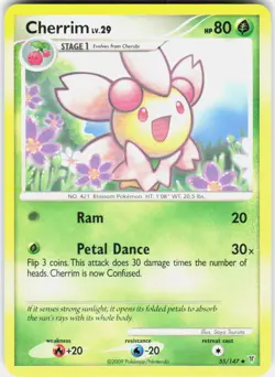 Cherrim 55/147 Uncommon Supreme Victors Pokemon LP - Image 1