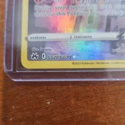 Pokemon Latias GG20/GG70 Crown Zenith Galarian Gallery Ultra Rare Holo EN - Image 3
