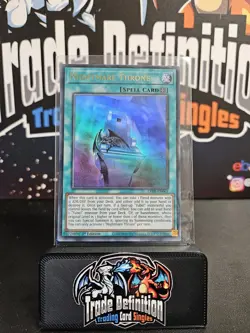 YUGIOH Ultra Rare Nightmare Throne LEDE-EN061 1st Edition - Image 1