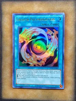 Yugioh Greater Polymerization BLVO-EN087 Ultra Rare 1st Ed NM - Image 1