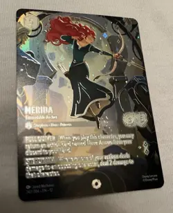 Merida - Formidable Archer Iconic Disney Lorcana Wilds Unknown 242/204 Nm/Vlp - Image 2